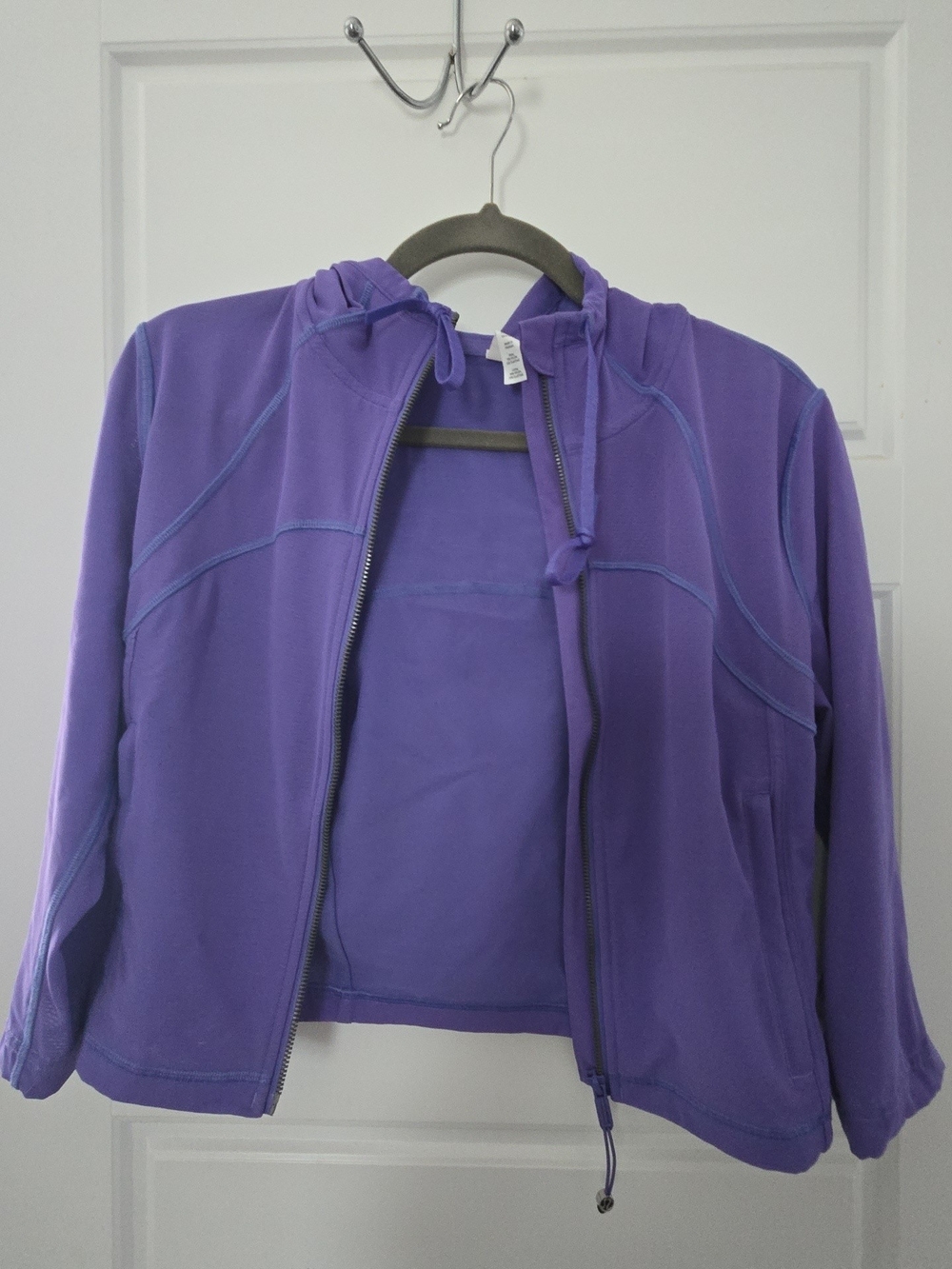 Lululemon Mesh 3/4 Sleeve Zip Hoodie